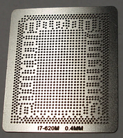 Трафарет прямого нагріву I7-620M 0.40mm