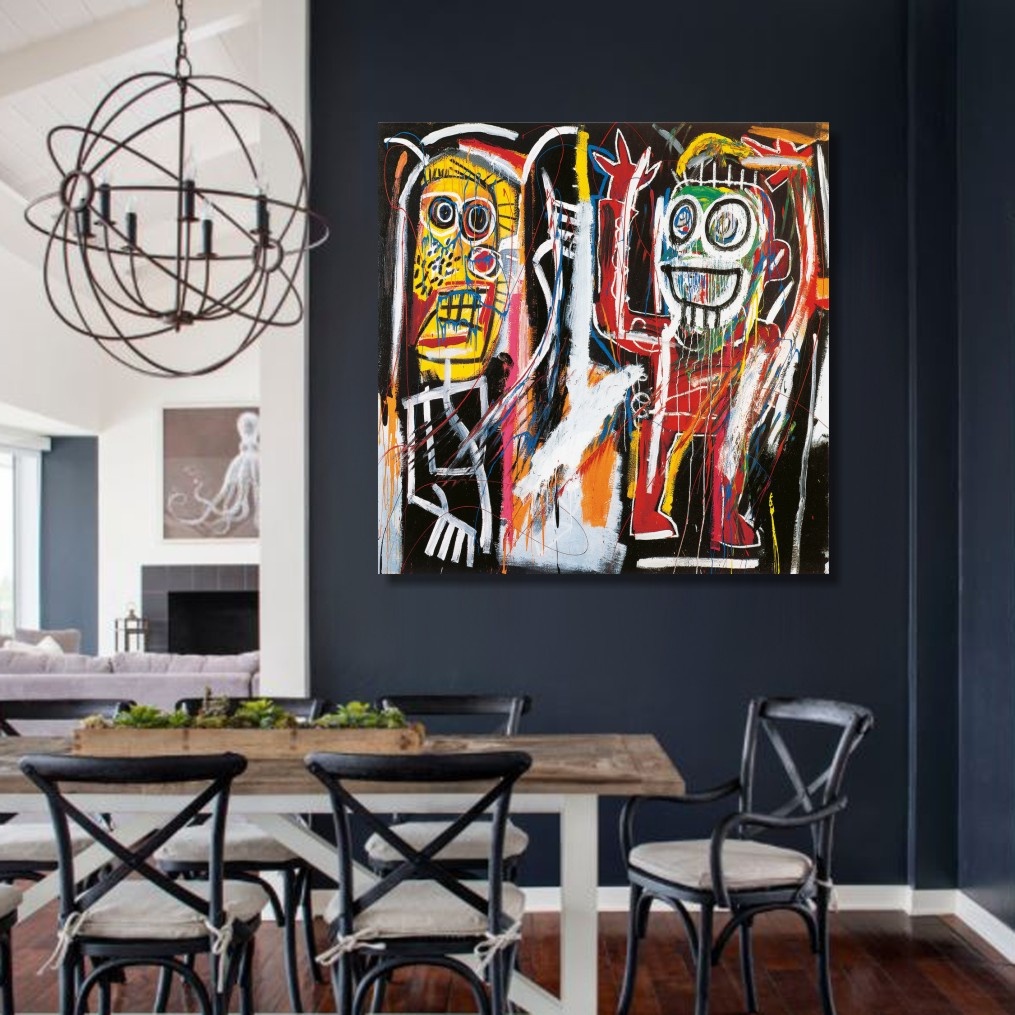 Абстрактна Картина Баскія Затуманені голови, Dustheads, фото 1