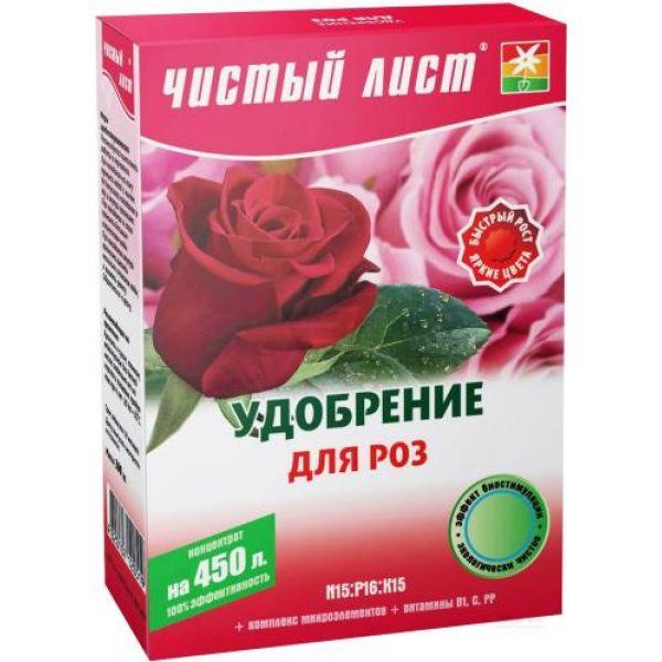 Добриво Чистий Аркуш коробка Троянди 300г /9шт