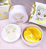 Гідрогелеві патчі з гіалуроновою кислотою і золотом Elizavecca Milky Piggy Hell Pore Gold Hyaluronic Acid Eye, фото 4