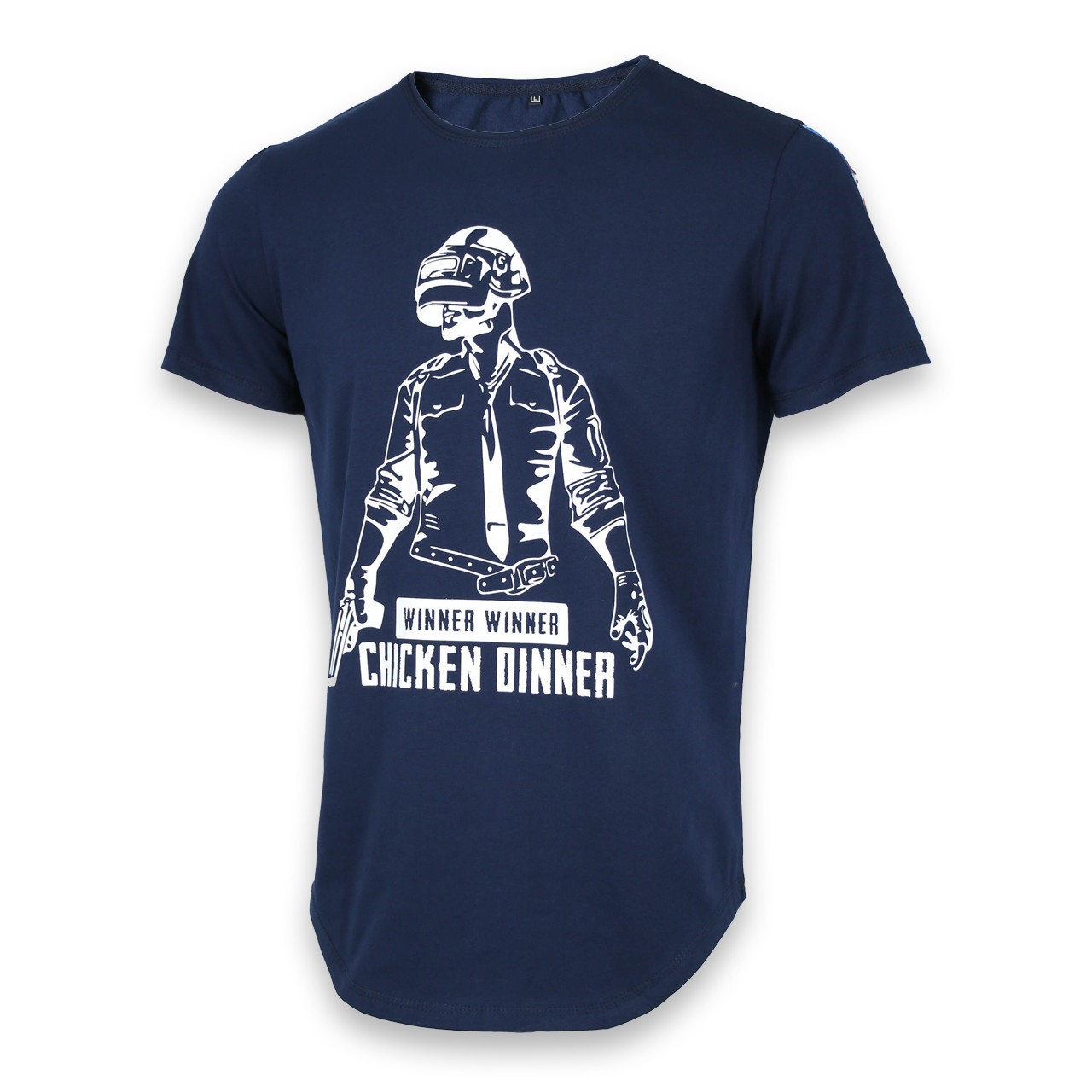 Футболка т синій HOPE з принтом "CHICKEN DINNER" Ф-11 DBLU XXL(Р) 19-630-020, фото 1