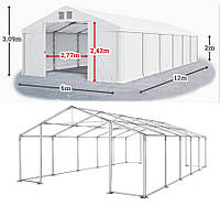 Намет 6х12 ПВХ з потужним каркасом, торговий павільйон намет тент ангар