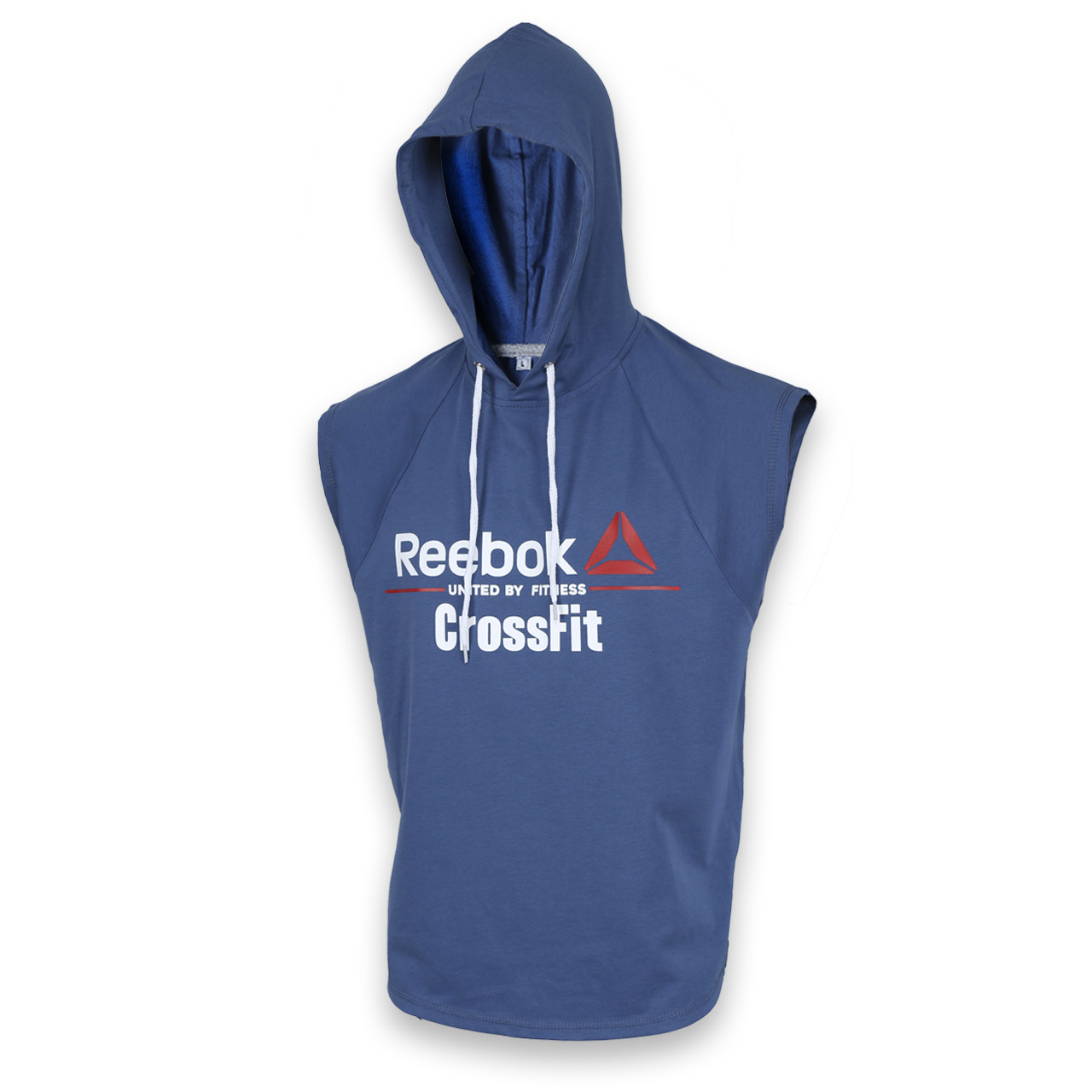 Футболка спортивна індиго REEBOK б/рук з кап Ф-302 IND L (Р) 20-918-020, фото 1