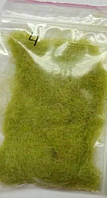 Имитация травы, флок для диорам, миниатюр, 5 мм, 5 гр салатовый №4
