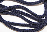 Шнур круглий акрил 6мм синій моток 100м, фото 2
