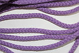 Шнур круглий акрил 6мм фіолетовий3011 моток 100м, фото 2