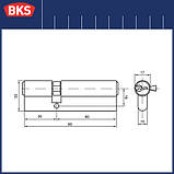 Серцевина замка BKS 30-60 серія b (Німеччина), фото 2