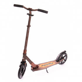 ✅Самокат Explore DEGREE-230, міський самокат із великими колесами, Коричневий