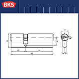 Серцевина замка BKS 40-55 серія b (Німеччина), фото 2