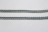 Шнур круглий акрил 6мм сірий+сіро-зелений моток 100м, фото 2
