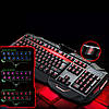 Ігрова дротова клавіатура з мишкою та LED-підсвіткою V100, фото 2