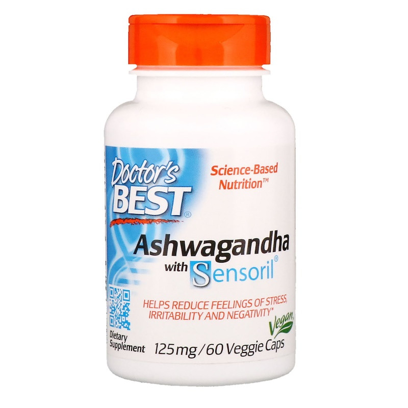 Ashwagandha with Sensoril 125 мг Doctor's Best 60 капсул