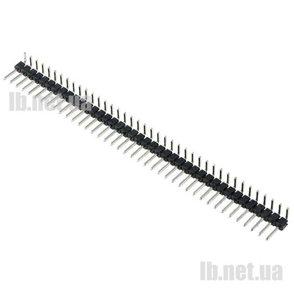 Контактний роз'єм 40pin 2.54 мм (вугловий), фото 1