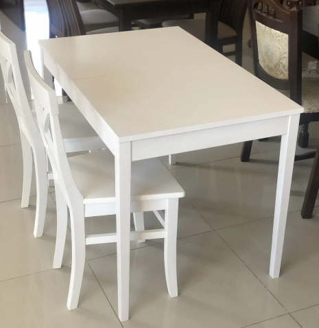 Стіл обідній Мобі колір білий  GOOD WOOD Руськополянський Меблевий Комбінат Явір