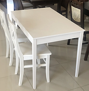 Стіл обідній Мобі колір білий  GOOD WOOD Руськополянський Меблевий Комбінат Явір