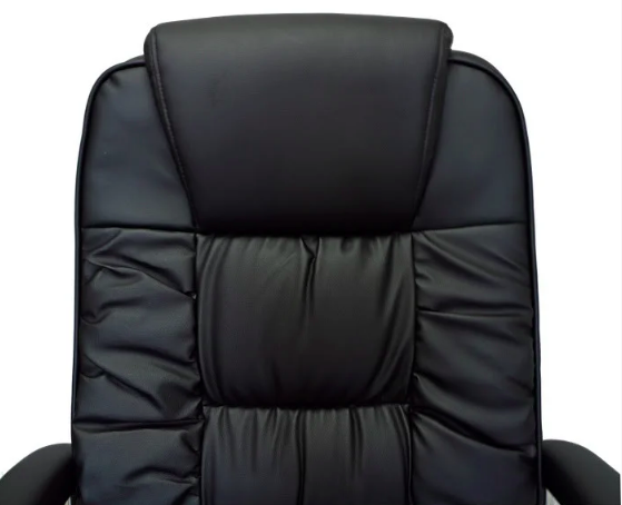 Компьютерное кресло офисное Бонус Richman черное хром 106-113х53х50 см с мягкими подлокотниками - фото 4 - id-p746368461