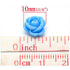 Кабошони акрилові "Троянди" 10 мм, мікс, 10 шт KBP003, фото 2