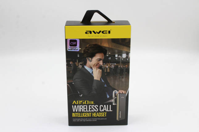 Навушник бездротовий з мікрофоном Awei A850AL BT (bluetooth гарнітура), фото 2