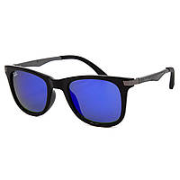 Солнцезащитные очки RB 4287 черный глянцевый синее зеркало RB 4287-02