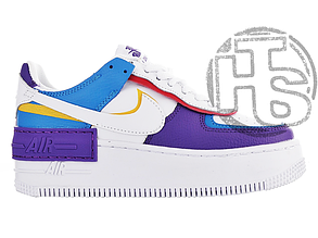 Жіночі кросівки Nike Air Force 1 Shadow White Blue Purple CI0919-025