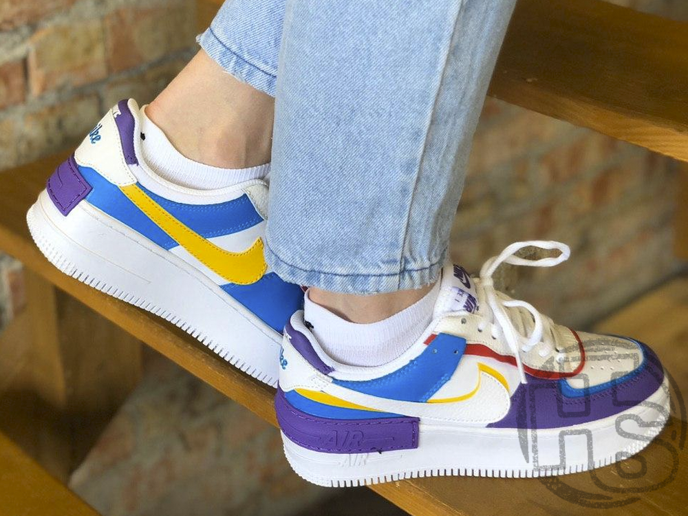 Air force 1 cheap blue and purple
