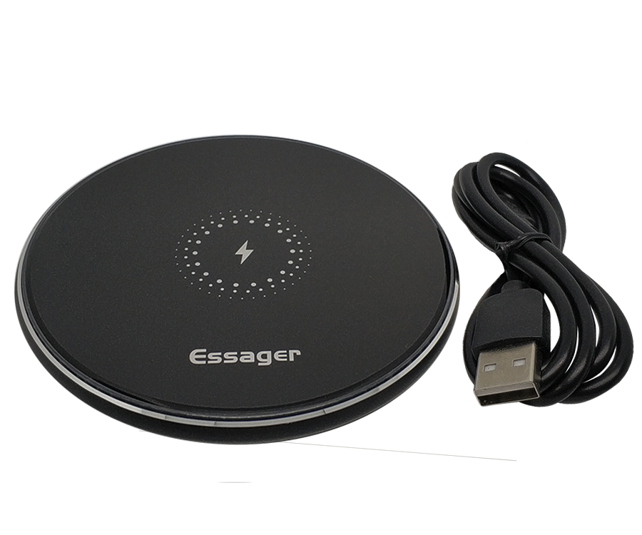 Бездротова зарядка Essager JM01 Qi Wireless 10W чорного кольору