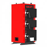 КОТЕЛ НА УГЛЕ "KRAFT СЕРІЯ K" З УСИЛЬНОЮ ЧУГУННОЮ КОЛОСНИКОВОЇ РЕШЕТКОЇ 24 кВт (Крафт К), фото 4