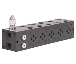 Плита із запобіжним клапаном під п'ять гідророзподільників Eurofluid Cetop 3 (Iso 06) серії EM213/5