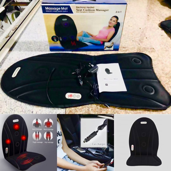 Масажний авто чохол (масажер) на сидіння Seat Cushion Massage 2 в 1