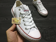 Жіночі кеди Converse Chuck Taylor All-Star Ox White 132173, фото 3