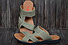 Шльопанці чоловічі шкіряні Olive, фото 3