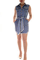 Джинсовий комбінезон стоток оптом Premium (4443) лот 12 шт. по 18Є