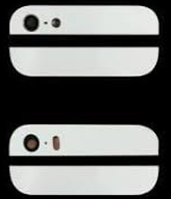 Apple iPhone 5S Стекло корпуса комплект белый