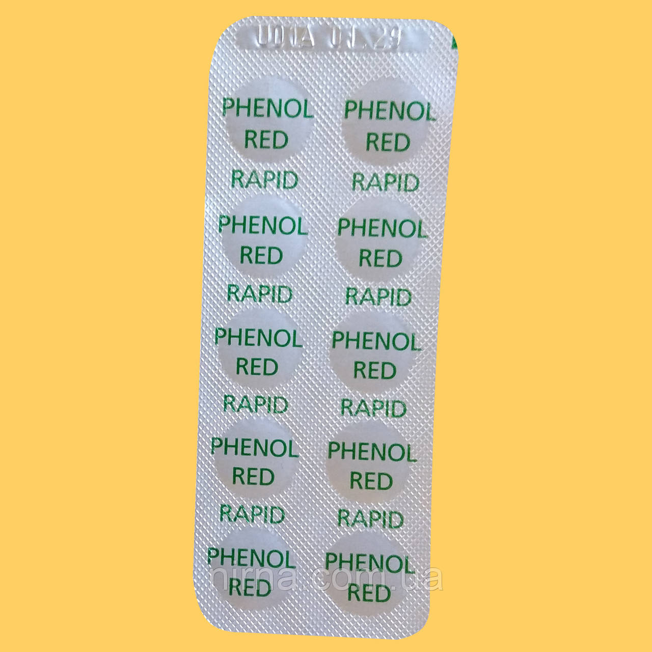 Запасні таблетки Ph (Phenol Red) для тестера. Хімія для басейну