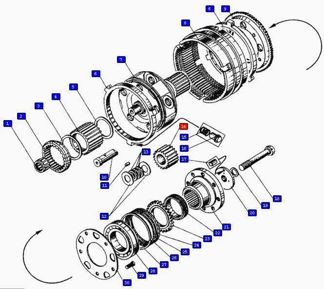 202.1721325-40 Сателлит демультипликатора КПП ЯМЗ 238М, 239, 202 (пр-во ...