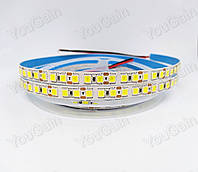 Светодиодная лента 12В SMD5054 600LEDS (120 шт на 1 м) IP20 (без влагозащиты) 5 метров. Холодный белый