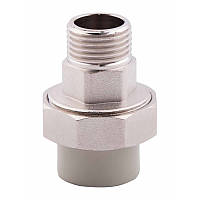 Американка из PPR Alfa Plast 20х1/2", наружная резьба