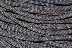 Шнур круглий бавовняний чорний 10мм моток 50 м