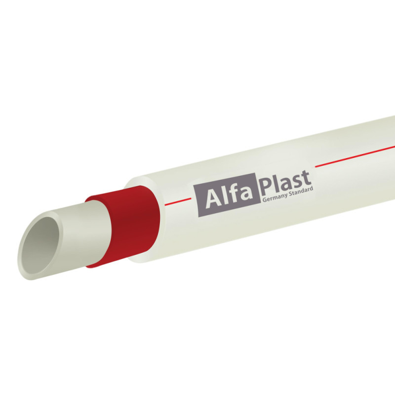 Труба з PPR Alfa Plast армована скловолокном 32х4,4