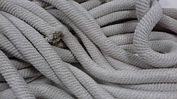 Шнур круглий 15мм ХБ 50м молоко