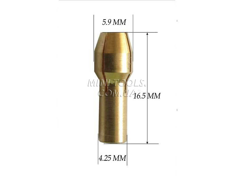 Набір цанг для бормашини 10 шт. (Dremel, ROYCE DM-300), фото 4