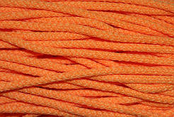 Шнур круглий акрил 8мм помаранчевий моток 100м