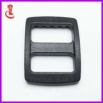 ПРЯЖКА ПЛАСТИКОВА 15ММ. ПЕРЕТЯЖКА ДЛЯ ТАСЬМИ. ЧОРНИЙ