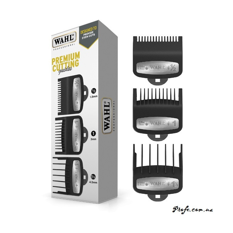 Набір Premium насадок Wahl Attachment Combs 3 Pack 03354-5001