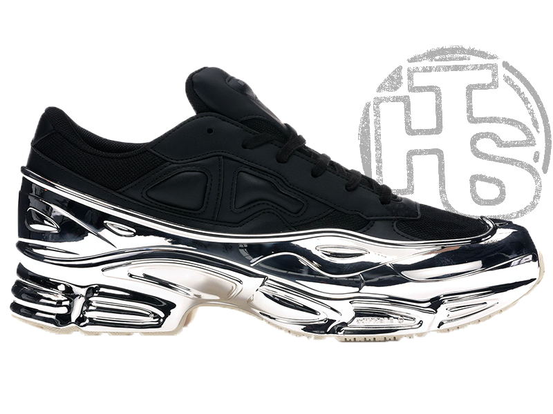 raf simons ozweego black silver