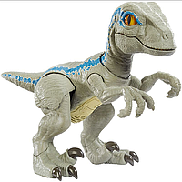 Динозавр Велоцираптор Блю двигается издает 10 разных звуков Jurassic World Primal Pal Blue Mattel GFD40