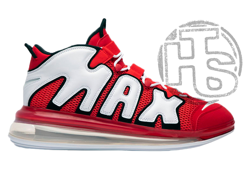 Чоловічі кросівки Nike Air More Uptempo 720 University Red White Black CJ3662-600