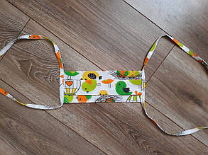 Маска багаторазова захисна "Горобці у клітках "