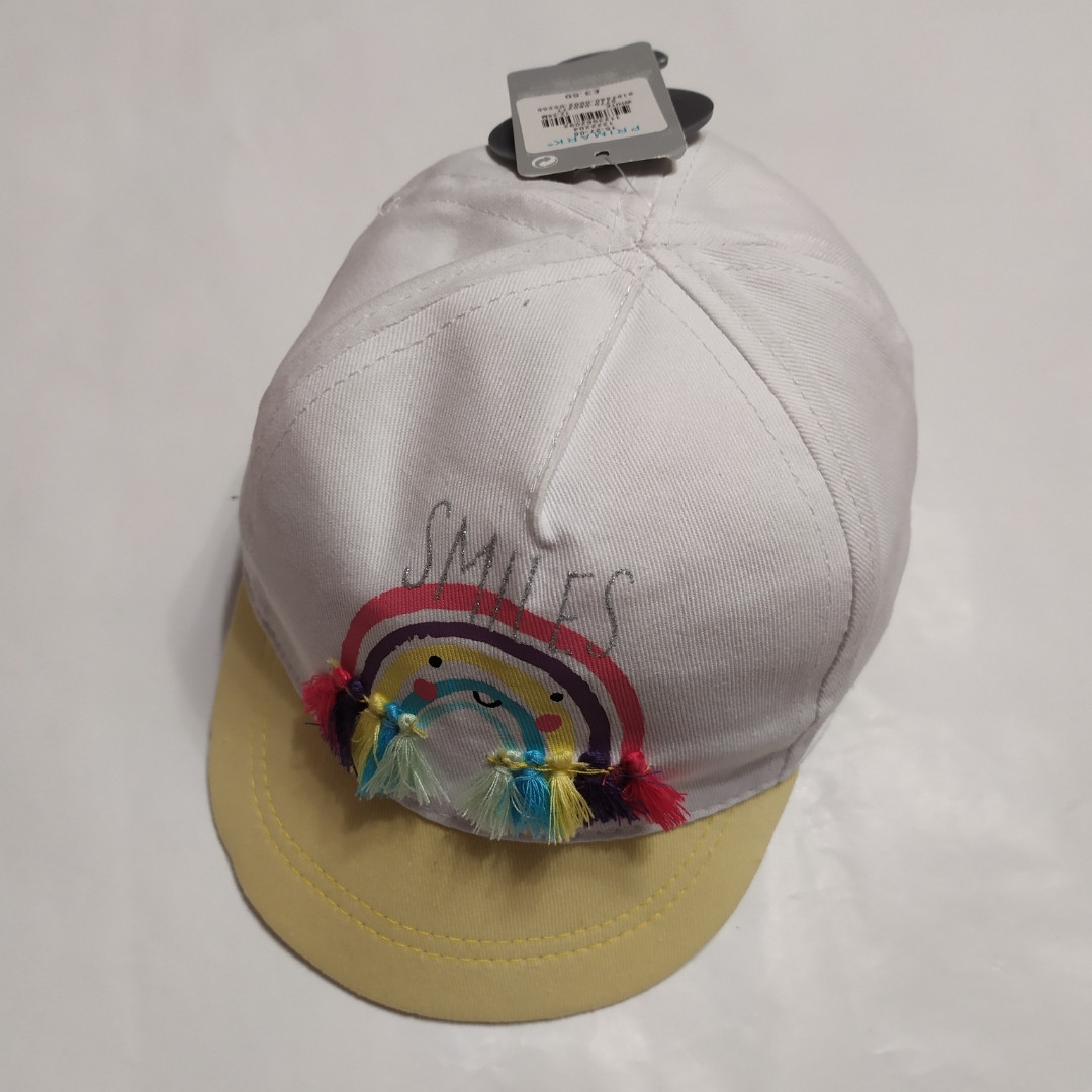 Дитяча кепка біла Smiles Primark р.12-24 міс., фото 1