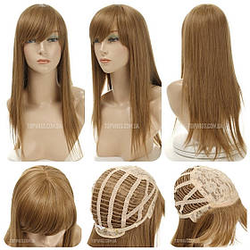 Довга перука з чубчиком Nancy AT, термоволосся, колір світло-русявий, Перуки та шиньйони